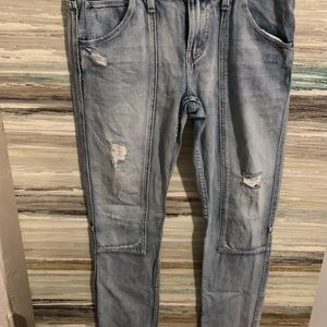 Levi Blue Denim Boyfriend Skinny 29x32